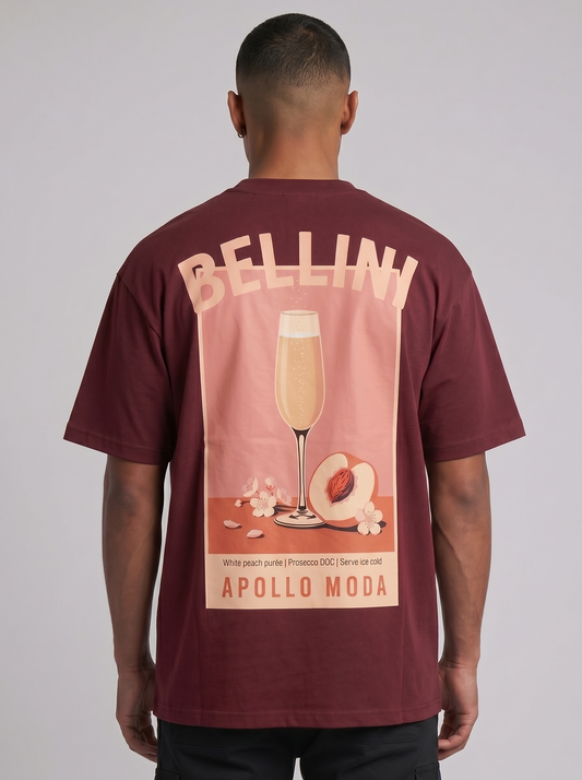Bellini Oversized Schwere Grafik-T-Shirt
