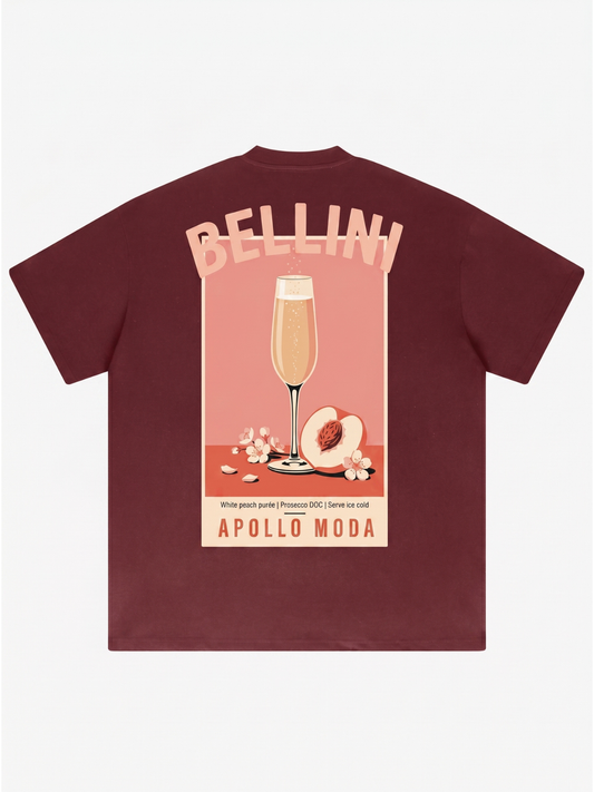 Bellini Oversized Schwere Grafik-T-Shirt